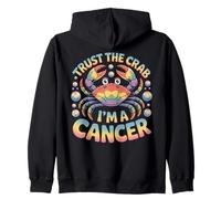 Trust The Crab I’m A Cancer Zodiac Zip Hoodie
