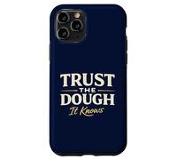 Trust The Dough It Knows Sourdough Baker Retro Typography Case for iPhone 11 Pro