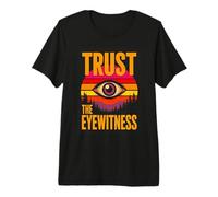 Trust The Eyewitness All Seeing Eye Forest Premium T-Shirt