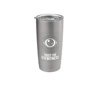 Trust The Eyewitness All Seeing Forest Eye Stainless Steel Insulated Tumbler