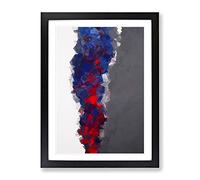 Trust The Feeling Abstract Framed Print | A2 Black Framed Wall Art | Ready to Hang | Abstract Fantasy Picture | Living Room Bedroom Lounge Office