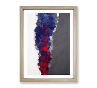 Trust The Feeling Abstract Framed Print | A4 Oak Framed Wall Art | Ready to Hang | Abstract Fantasy Picture | Living Room Bedroom Lounge Office