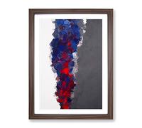 Trust The Feeling Abstract Framed Print | A4 Walnut Framed Wall Art | Ready to Hang | Abstract Fantasy Picture | Living Room Bedroom Lounge Office