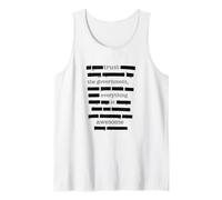 Trust the Government Redacted Tank Top