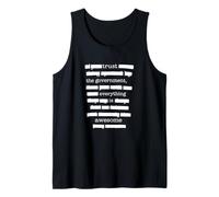 Trust the Government Redacted Tank Top