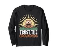Trust The Groundhog Day Prediction Marmot Long Sleeve T-Shirt