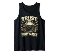 Trust The Honey Badger Animal Tank Top