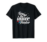 Trust the Inner Healer Funny Saying Value Graphic T-Shirt, Men, Black, XL