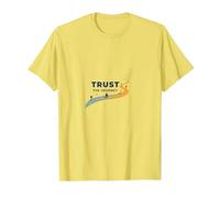 Trust The Journey: Inspirational Path T-Shirt, Men, Lemon, L
