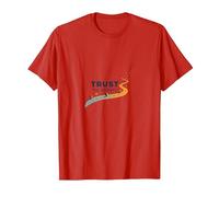 Trust The Journey: Inspirational Path T-Shirt, Men, Red, XXL