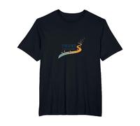 Trust The Journey: Inspirational Path T-Shirt, Men's Big and Tall, Black, 5X Tall