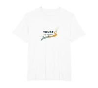 Trust The Journey: Inspirational Path T-Shirt, Men's Big and Tall, White, 4X Tall