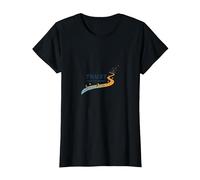 Trust The Journey: Inspirational Path T-Shirt, Women, Black, 3XL