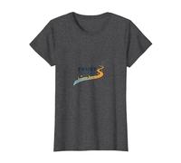 Trust The Journey: Inspirational Path T-Shirt, Women, Dark Heather Grey, L