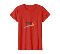 Trust The Journey: Inspirational Path T-Shirt, Women, Red, XL