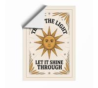 Trust the Light Typography Unframed Wall Art Print A4 (29.7×21cm), Wall Decor for Living Room, Bedroom, Office & Home, Art Gift