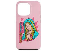 Trust the Lord Christian Manga Proverbs 3:5 Bible Verse Pink Case for iPhone 13 Pro