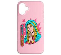 Trust the Lord Christian Manga Proverbs 3:5 Bible Verse Pink Case for iPhone 16 Plus