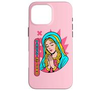 Trust the Lord Christian Manga Proverbs 3:5 Bible Verse Pink Case for iPhone 16 Pro Max