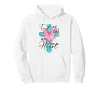 Trust The Lord With All Your Heart Christian Cross Religious Pullover Hoodie