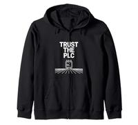 Trust The Plc Automation Engineer Industrial Control Zip Hoodie