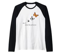 Trust The Process Butterfly Raglan Baseball Tee
