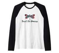 Trust the Process Dragonfly Raglan Baseball Tee