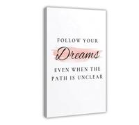 Trust The Process for A Quote - Inspirational Office Decoration Canvas Poster Bedroom Decor Landscape Office Room Decor Gift 16x24inch(40x60cm)