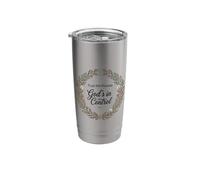 Trust The Process God's in Control Christian Faith Religious Stainless Steel Insulated Tumbler
