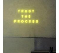 Trust The Process Led Neon Light for Gym Wall, Inspiration Quote on Gym Wall, Addition to Home Gym Decor, Exercise Room Decor Idea