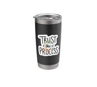 Trust The Process Motivational Design for Focus and Growth Stainless Steel Insulated Tumbler
