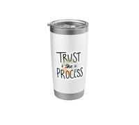 Trust The Process Motivational Design for Focus and Growth Stainless Steel Insulated Tumbler