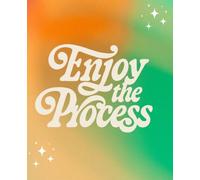 Trust the Process Notebook - 7.5 x 9.25 Moody Aesthetic Journal, 150 Lined Pages, Softcover Inspirational Notebook for Writing, Self Growth, Mindfulness, School or Work