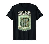 Trust the Route U-Pick Varieties Map Apple Orchard Picking Value Graphic T-Shirt