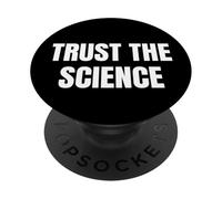 Trust the Science Equality Pride Trans Rights Graphic Tee PopSockets Adhesive PopGrip