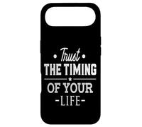 Trust The Timing Of Your Life Modern Motivational Quote Case for iPhone Air
