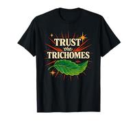 Trust The Trichomes Unique Botanist Design Graphic T-Shirt