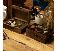 Trust The Universe Enamelled Mango Wood Box - Spiritual Storage