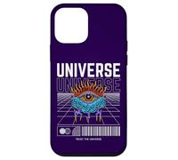 Trust The Universe Pop Electric Energy Eye Clouds Seer Retro Case for iPhone 12 mini
