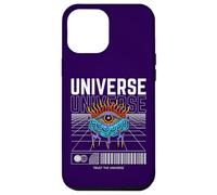 Trust The Universe Pop Electric Energy Eye Clouds Seer Retro Case for iPhone 12 Pro Max