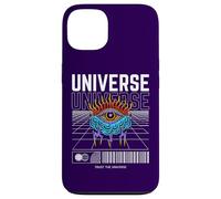 Trust The Universe Pop Electric Energy Eye Clouds Seer Retro Case for iPhone 13