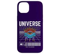 Trust The Universe Pop Electric Energy Eye Clouds Seer Retro Case for iPhone 14 Plus