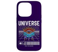 Trust The Universe Pop Electric Energy Eye Clouds Seer Retro Case for iPhone 14 Pro