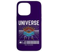 Trust The Universe Pop Electric Energy Eye Clouds Seer Retro Case for iPhone 14 Pro Max