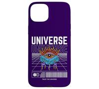 Trust The Universe Pop Electric Energy Eye Clouds Seer Retro Case for iPhone 15 Plus