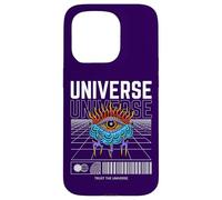 Trust The Universe Pop Electric Energy Eye Clouds Seer Retro Case for iPhone 15 Pro
