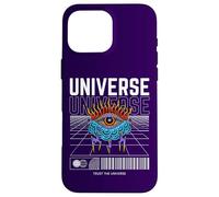 Trust The Universe Pop Electric Energy Eye Clouds Seer Retro Case for iPhone 16 Pro Max