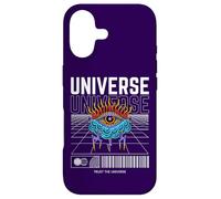 Trust The Universe Pop Electric Energy Eye Clouds Seer Retro Case for iPhone 17