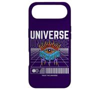 Trust The Universe Pop Electric Energy Eye Clouds Seer Retro Case for iPhone Air