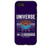 Trust The Universe Pop Electric Energy Eye Clouds Seer Retro Case for iPhone SE (2020) / 7/8